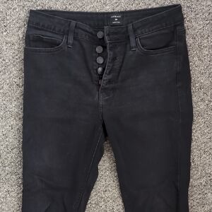 Just Black Women's Skinny Black Jeans Size 28